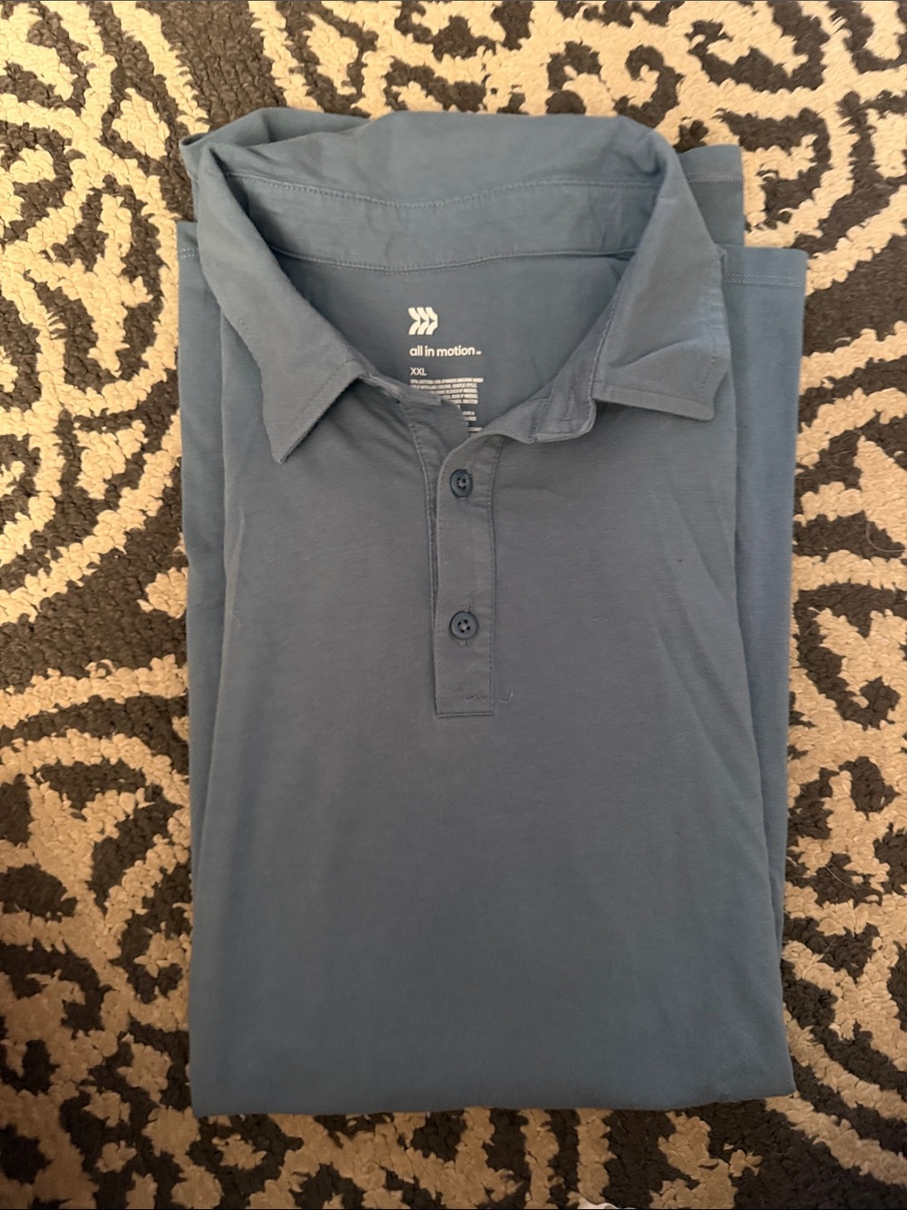 all in motion Men's Slate Blue Polo